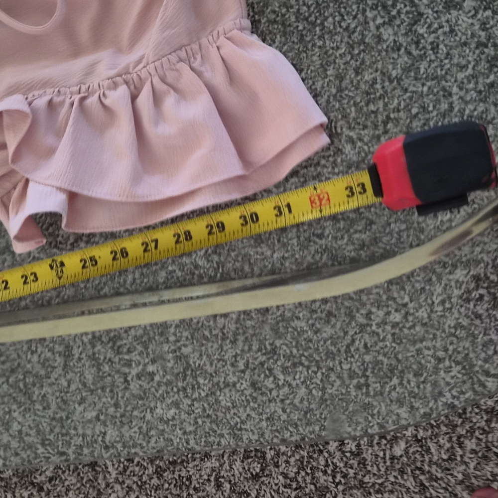 Amazon Pink Ruffle Sleeve Dress - Picture 4 of 7